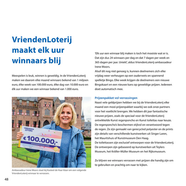 Nationale Postcode Loterij Jaarverslag 2021 Postcode Loterij en VriendenLoterij Pagina 5051